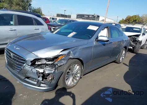 2017 Genesis G80 3.8 из США, поврежденный, VIN KMHGN4JE3HU198865